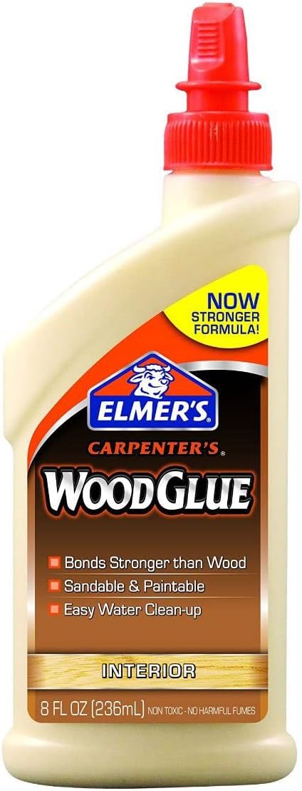 Elmer's E7010 Carpenter's Wood Glue, Interior, 8 Ounces , Tan - Image 5